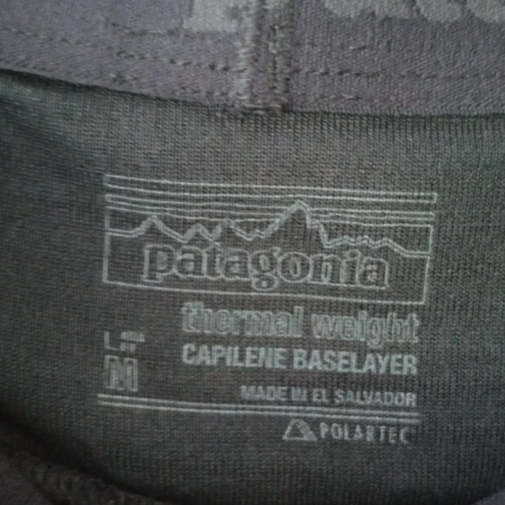 Patagonia Pull On Thermal Weight Capilein Baselayer Polartech Size M Leggings - Picture 6 of 8